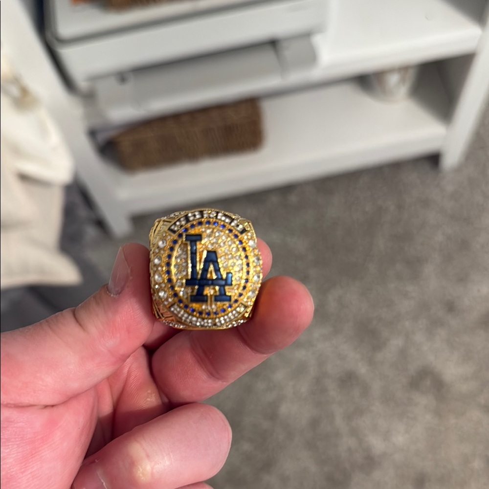 LA Dodgers 2024 World Series Champions ring.